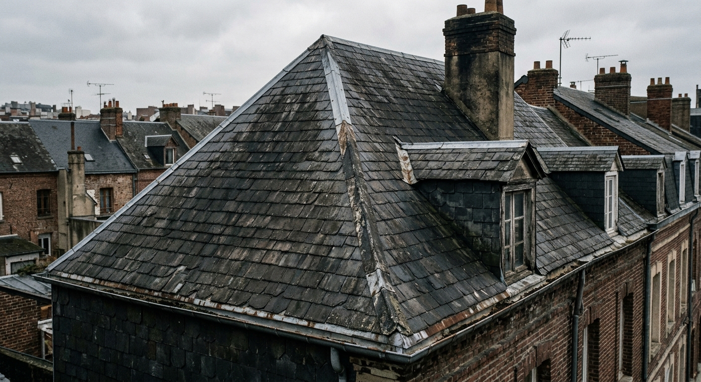 Pollution atmosph&eacute;rique sur toiture