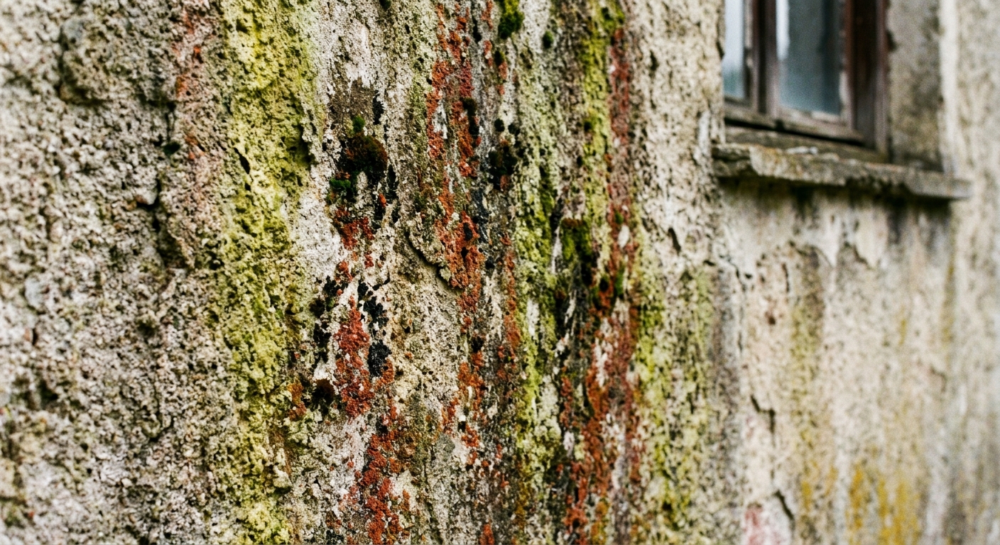 Tra&icirc;n&eacute;es d'algues et lichens